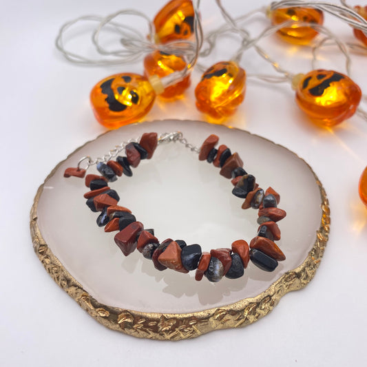 Red and Black Crystal Bracelet