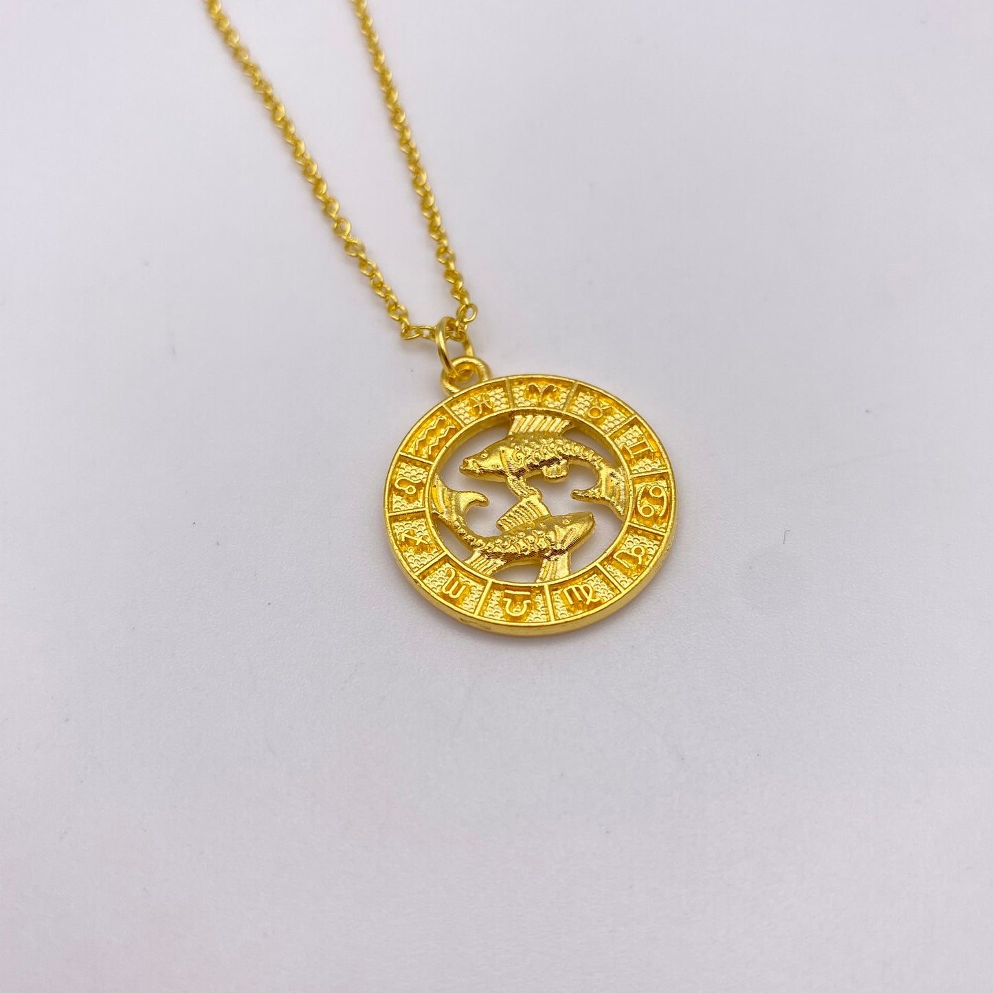 Gold Image Star Sign Necklaces