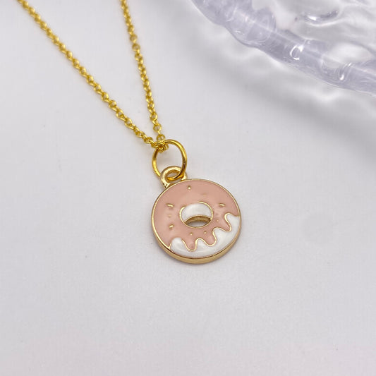 Gold Donut Necklace