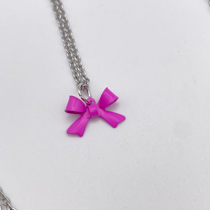 Ribbon Bow Necklaces