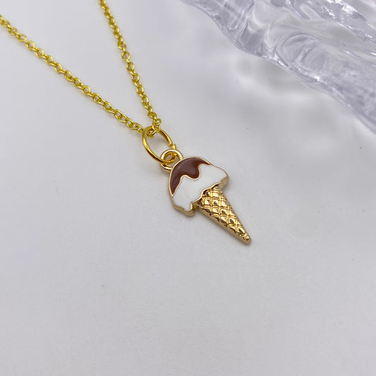 Chocolate Ice Cream Necklace