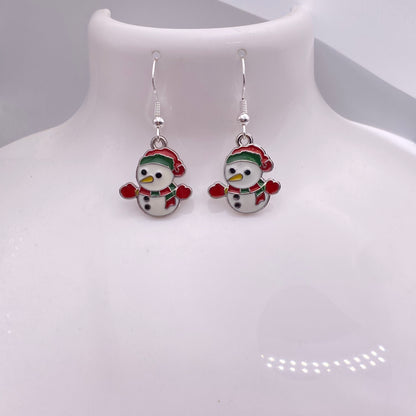 Snowman Earrings