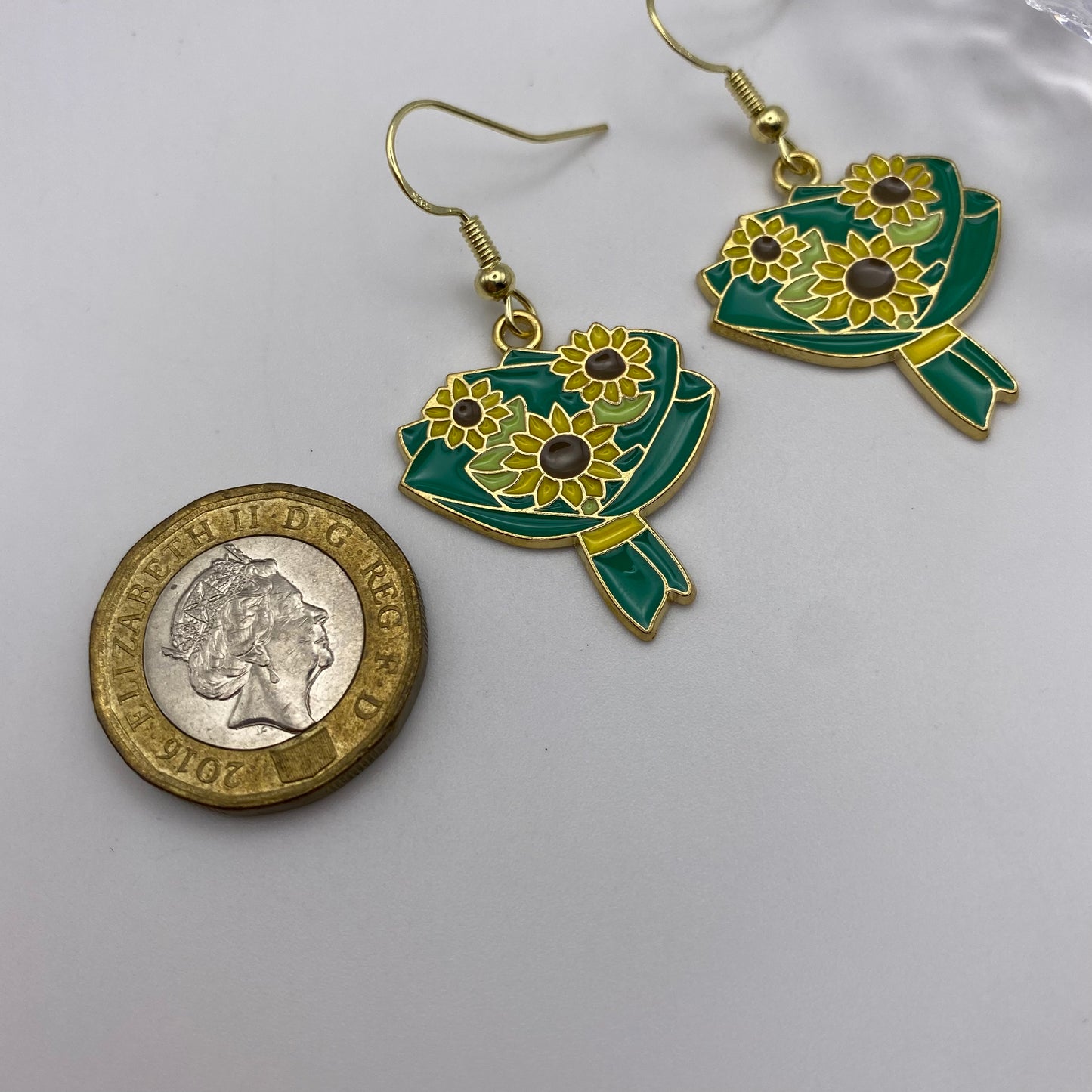 Sunflower Bouquet Earrings