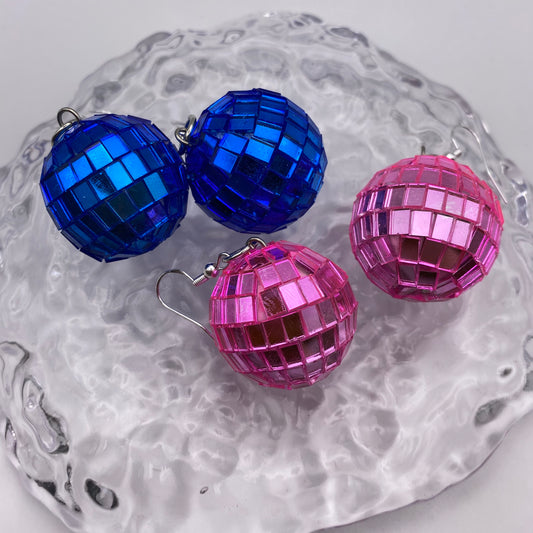 Colourful Disco Ball Earrings