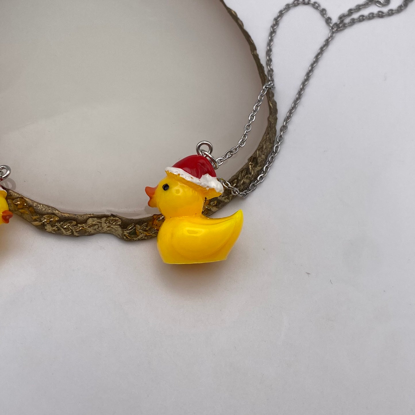 Santa Duck Necklace