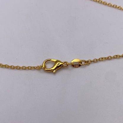 Gold Small Book Necklace