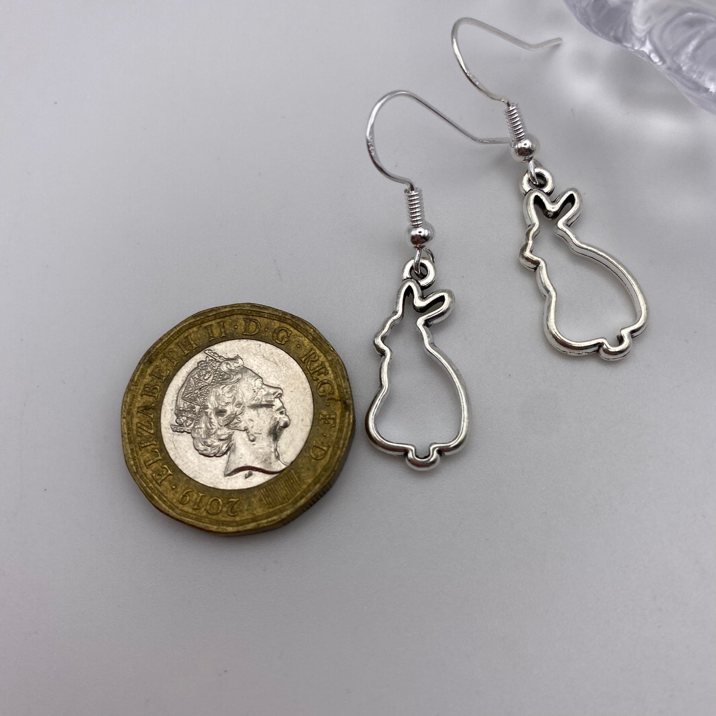 Rabbit Outline Earrings