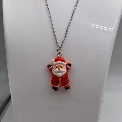 Red Santa Necklace