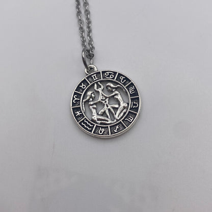 Silver Image Star Sign Necklaces