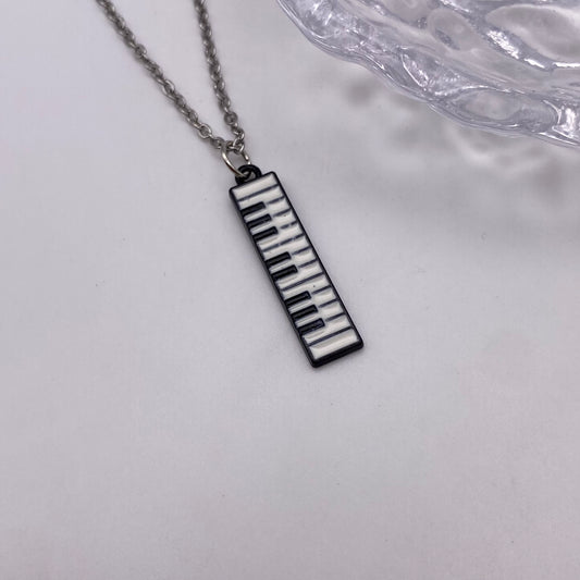 Piano Keyboard Necklace