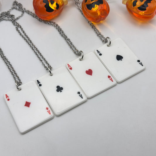 Ace Card Necklace