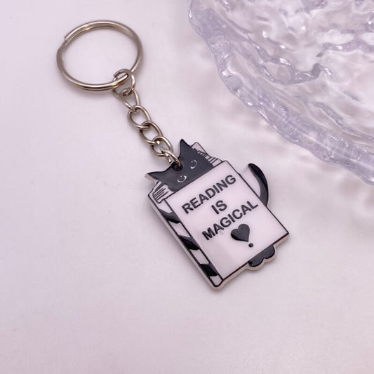 Reading is Magical Keyring