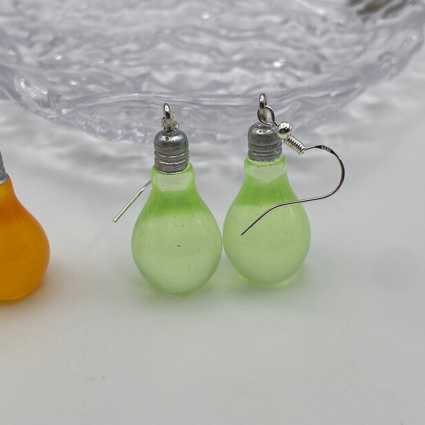 Colourful Lightbulb Earrings