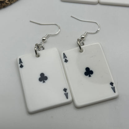 Ace Card Earrings