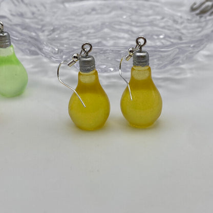 Colourful Lightbulb Earrings