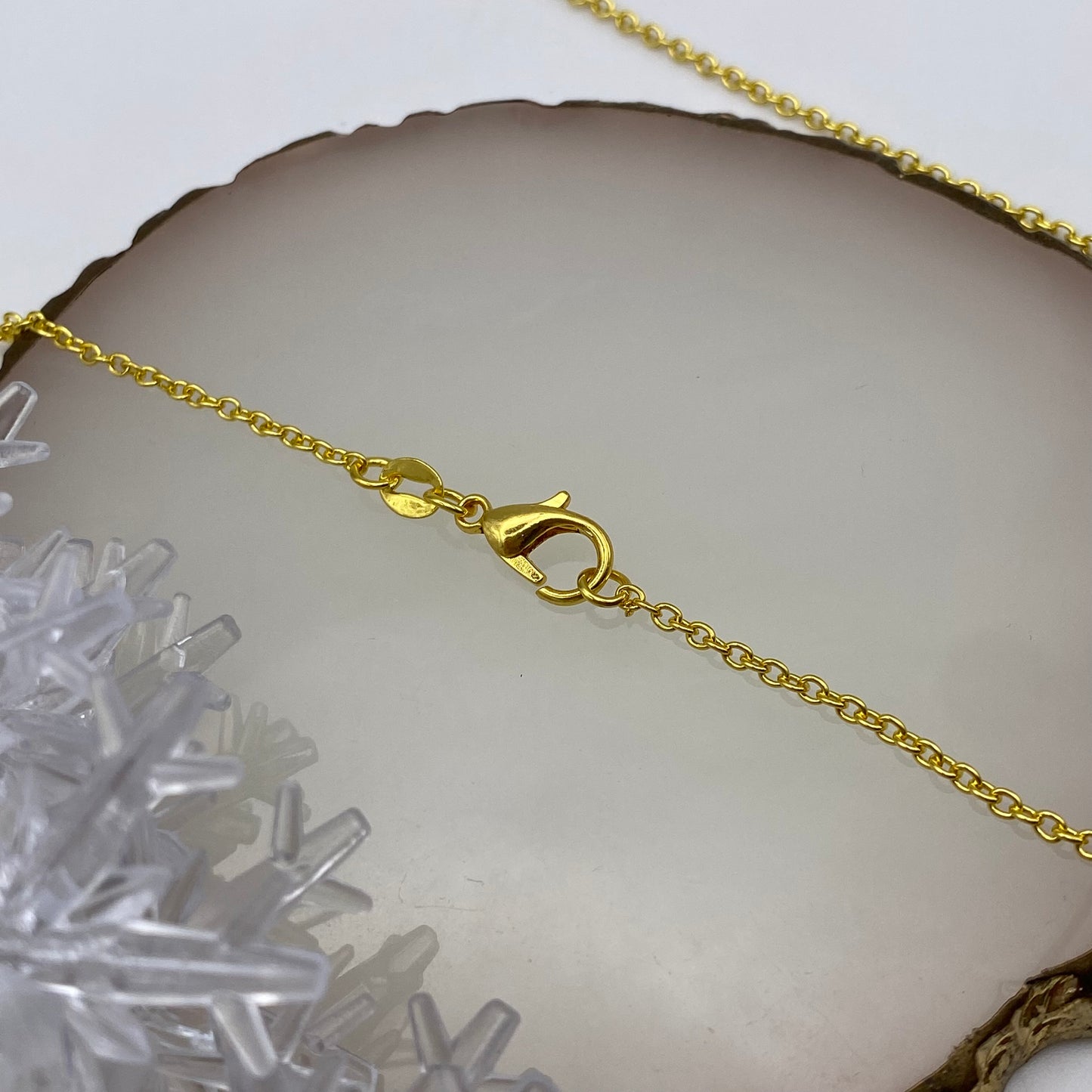 Gold Christmas Tree Necklace