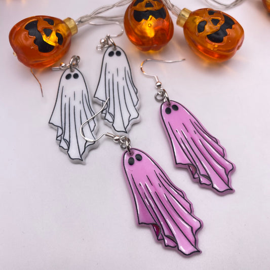 Colourful Ghost Earrings