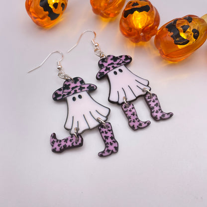 Cowboy Ghost Earrings