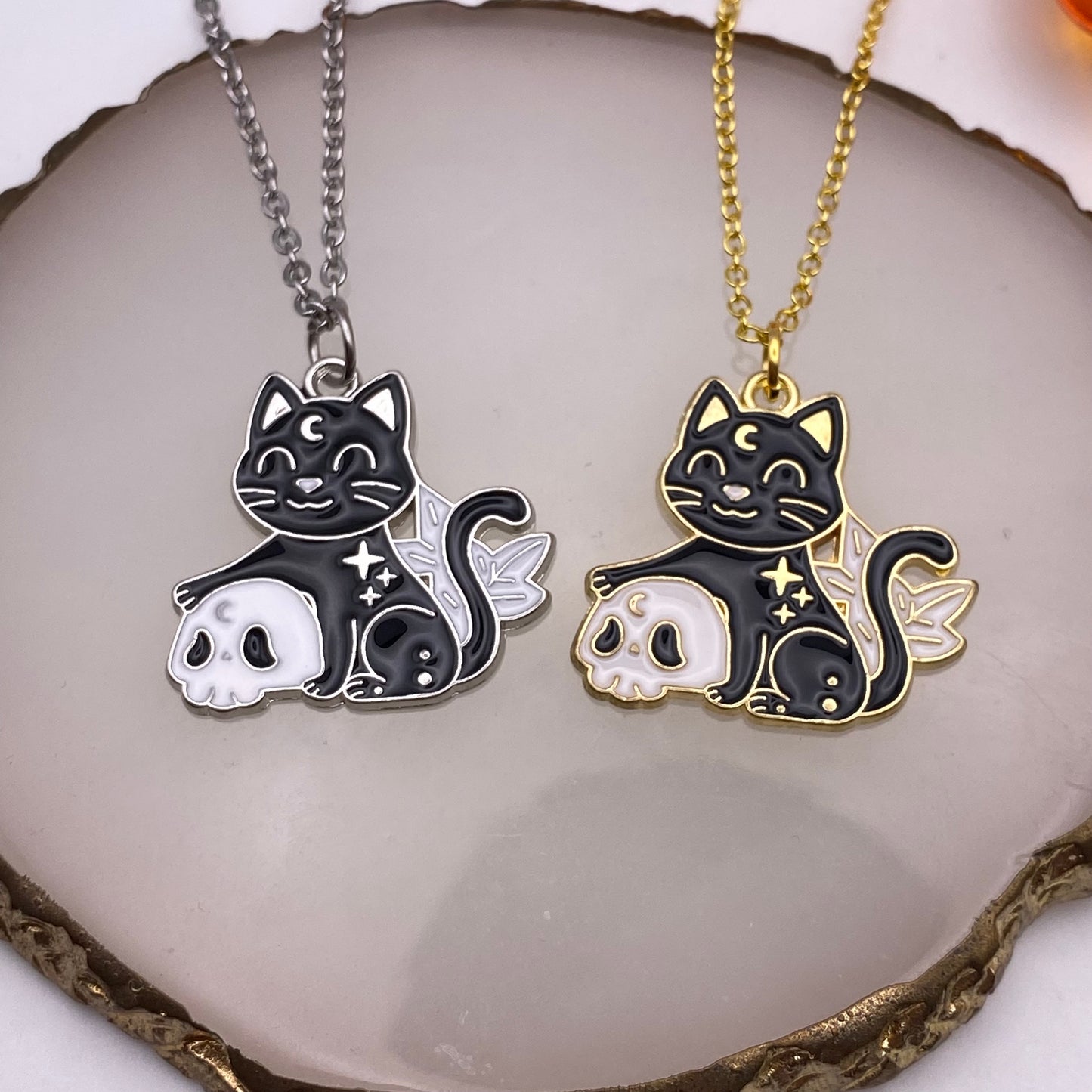 Skull Cat Necklace