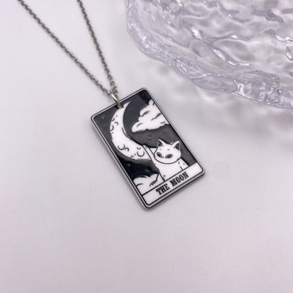 Cat Tarot Card Necklaces