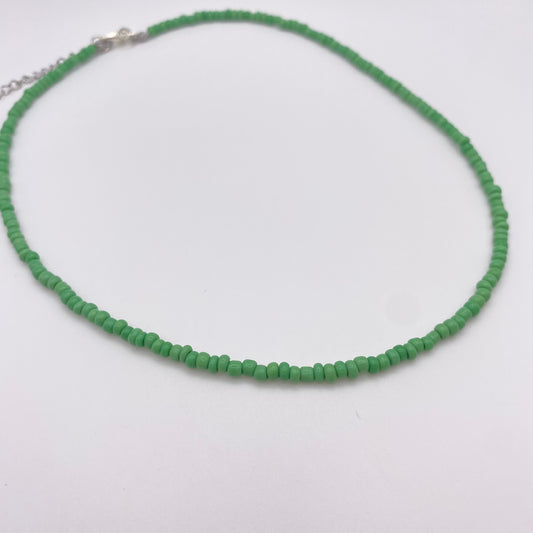 Green Beaded Necklace