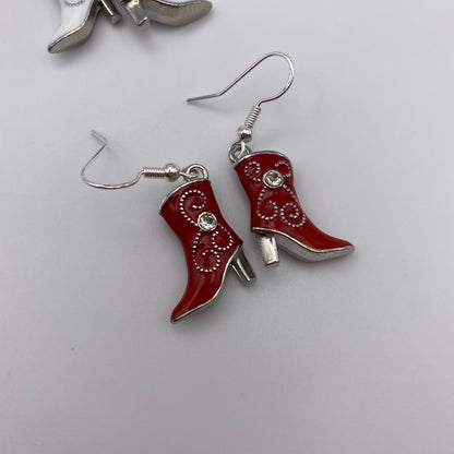 Colourful Cowboy Boots Earrings