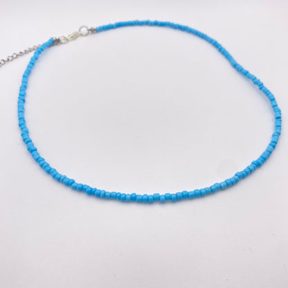 Blue Beaded Necklace