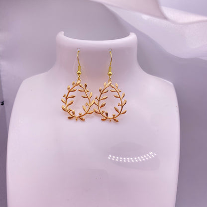 Gold Ivy Earrings