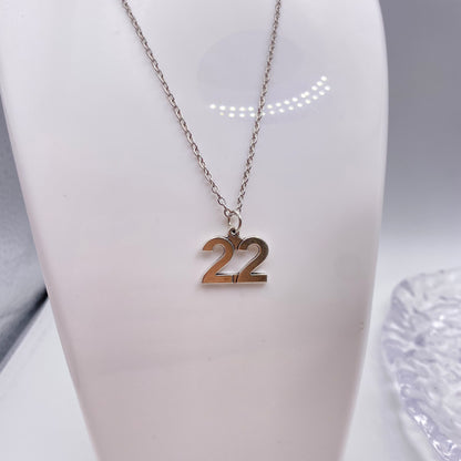 22 Number Necklace