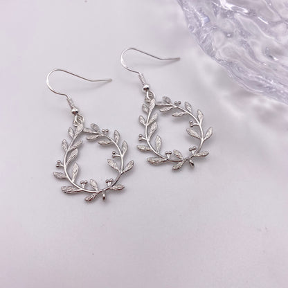 Silver Ivy Earrings