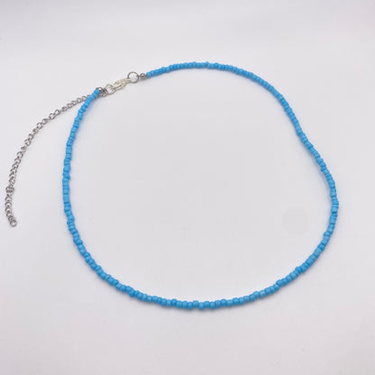 Blue Beaded Necklace