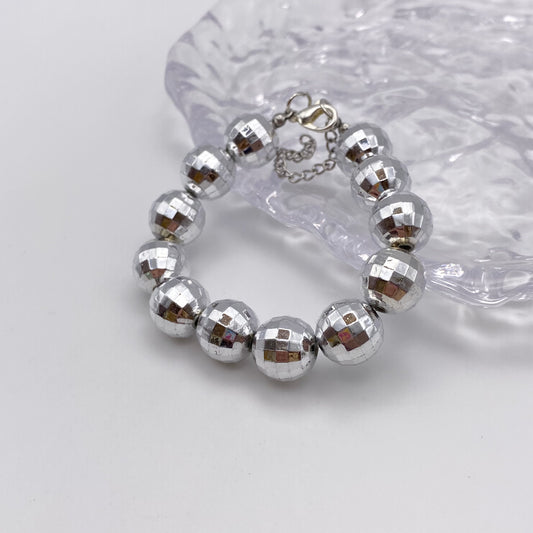 Disco Mirror Ball Beaded Bracelet