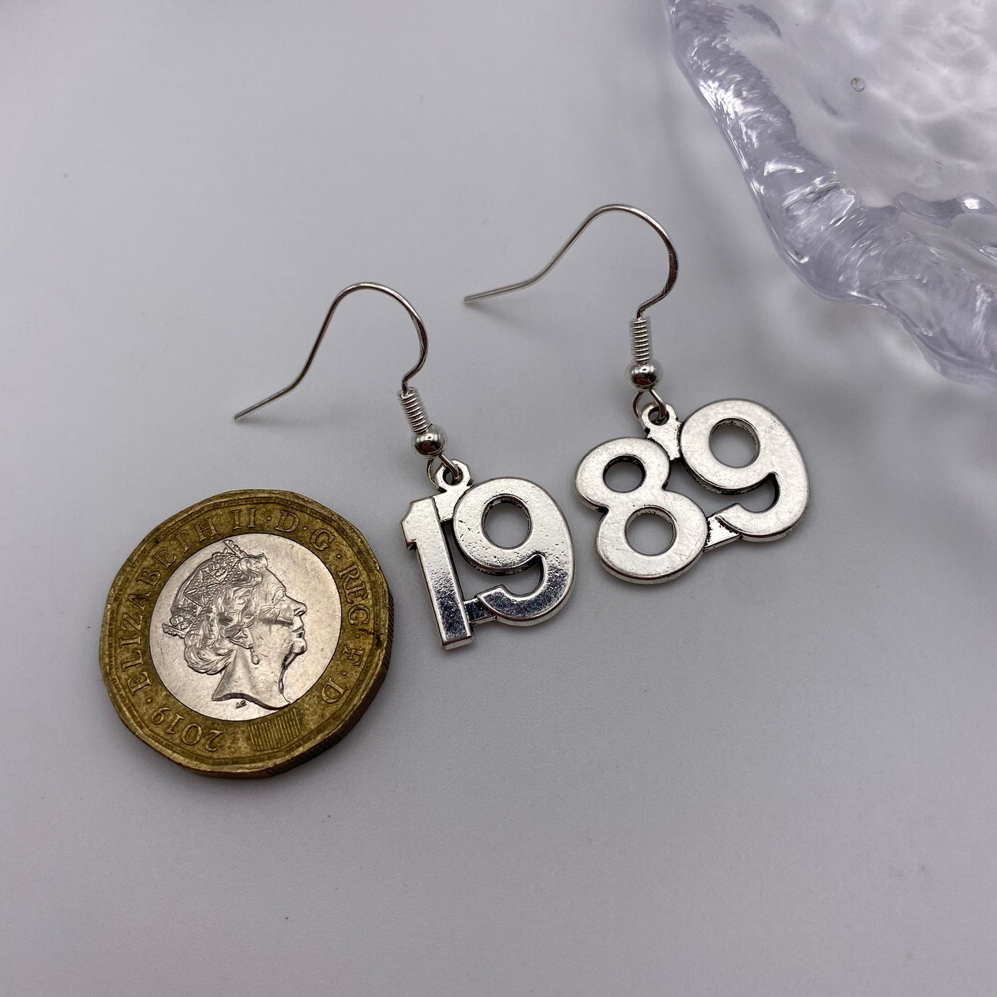 1989 Number Earrings