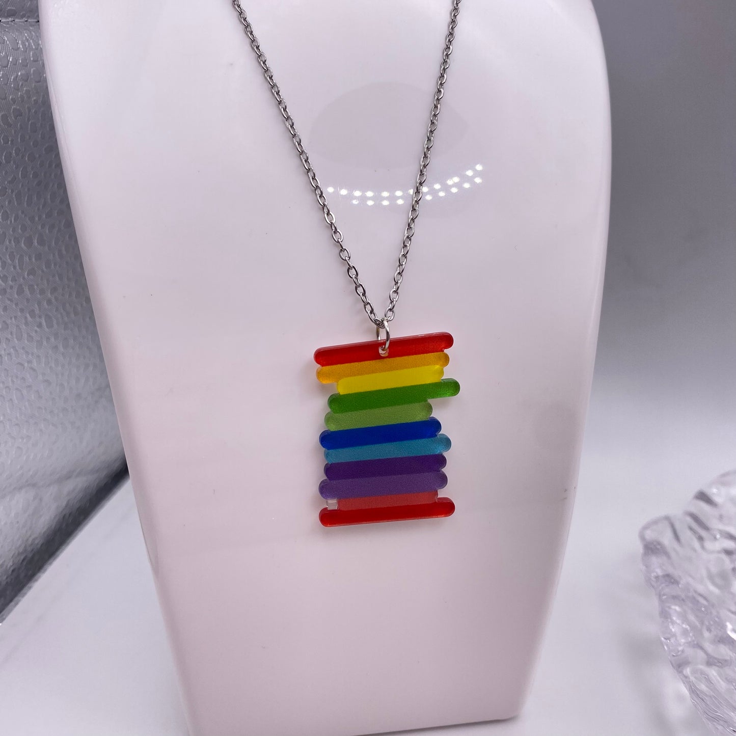 Rainbow Splash Necklace