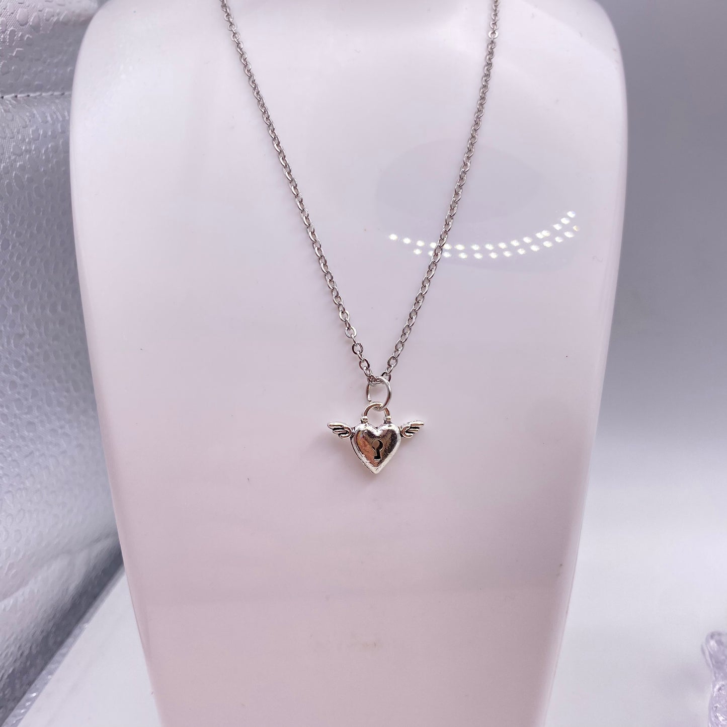 Flying Lock Necklace