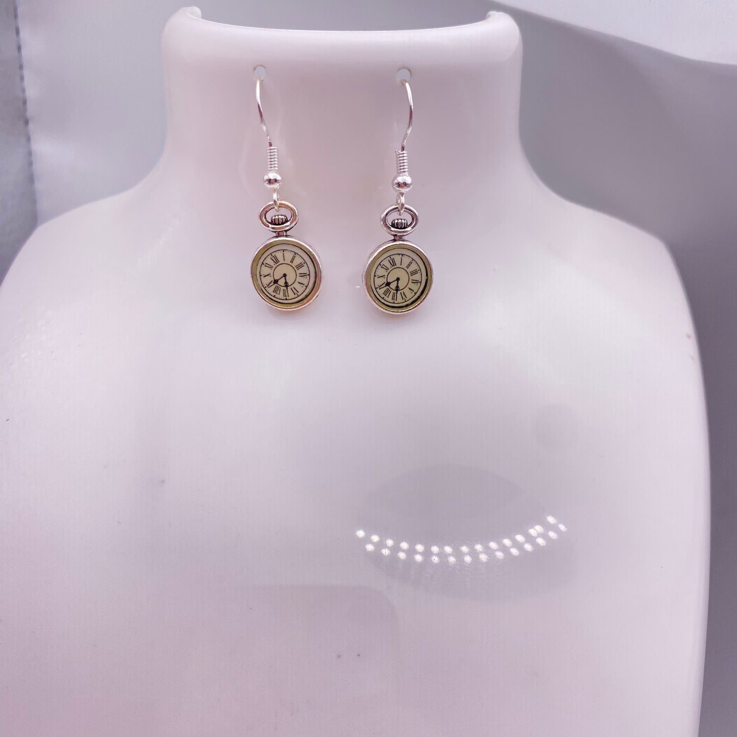 Pocket Watch Earrings