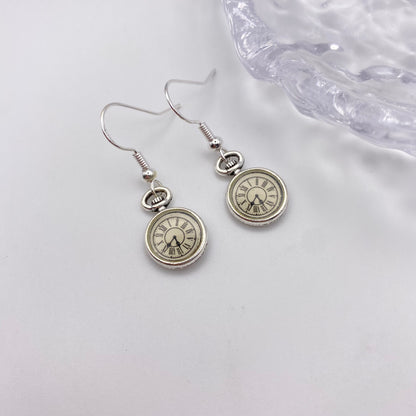 Pocket Watch Earrings