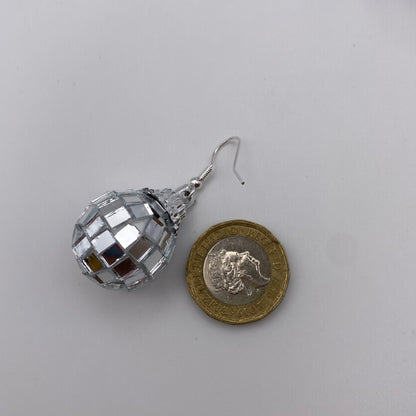 Mirror Disco Ball Earrings