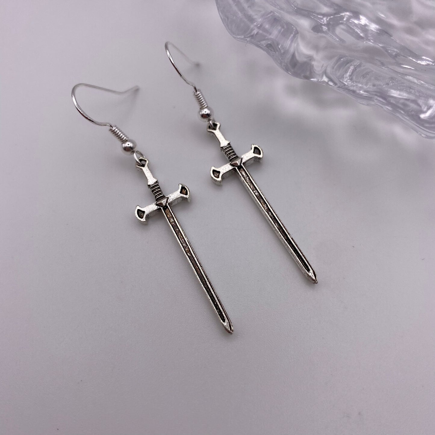 Small Sword Dagger Earrings