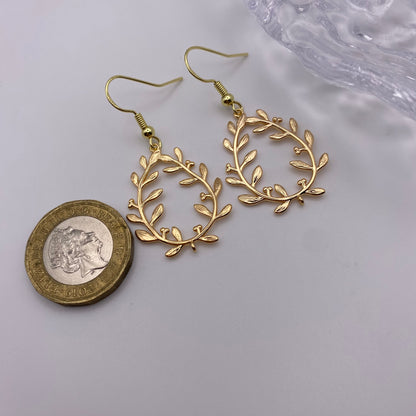 Gold Ivy Earrings