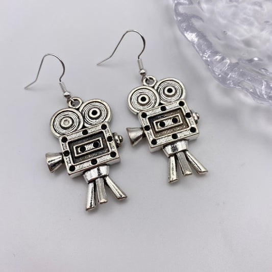 Big Film Camera Earrings