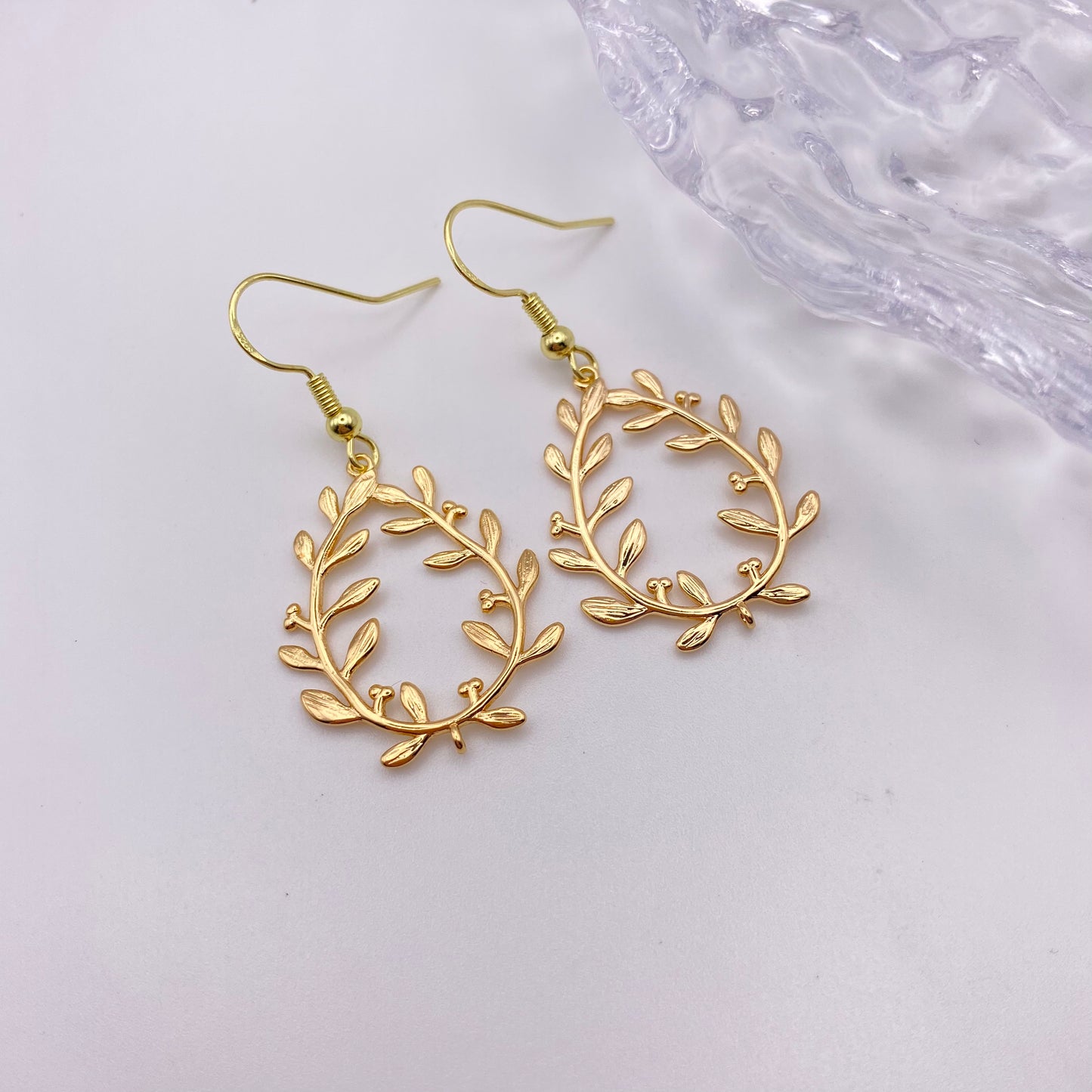 Gold Ivy Earrings