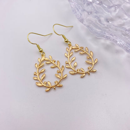 Gold Ivy Earrings