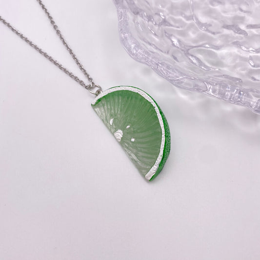 Lime Slice Necklace