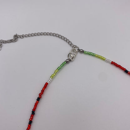 Watermelon Beaded Necklace