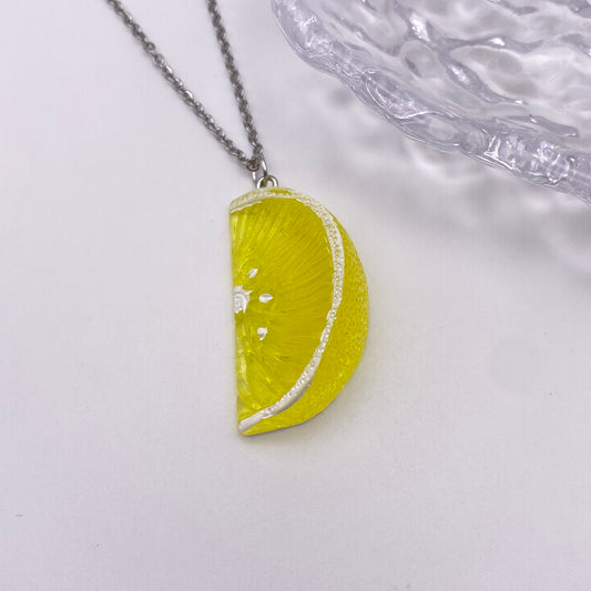 Lemon Slice Necklace