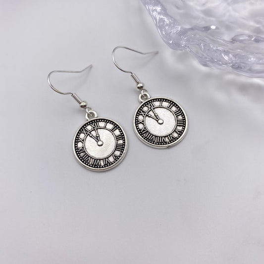 Clock Earrings