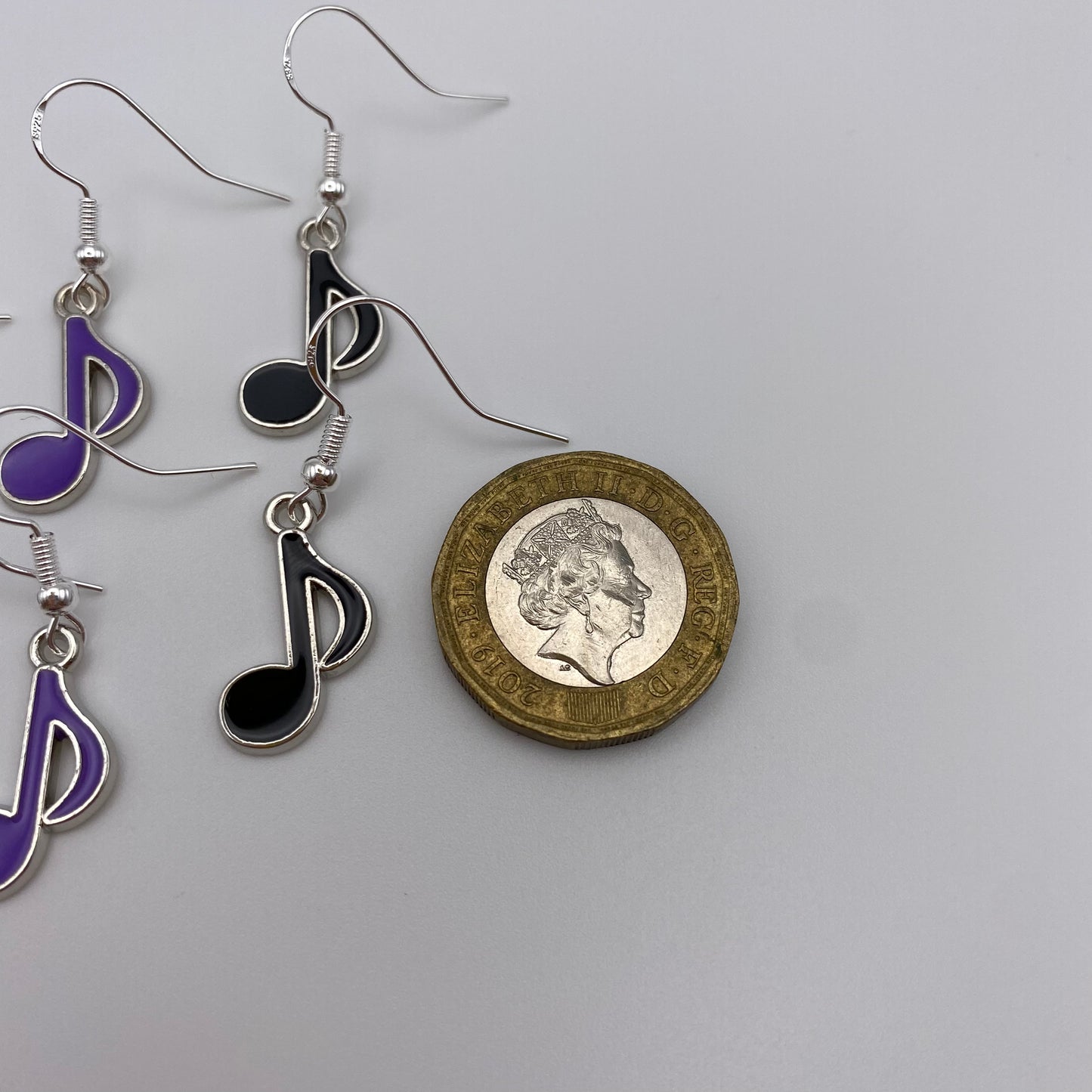 Colourful Music Note Earrings