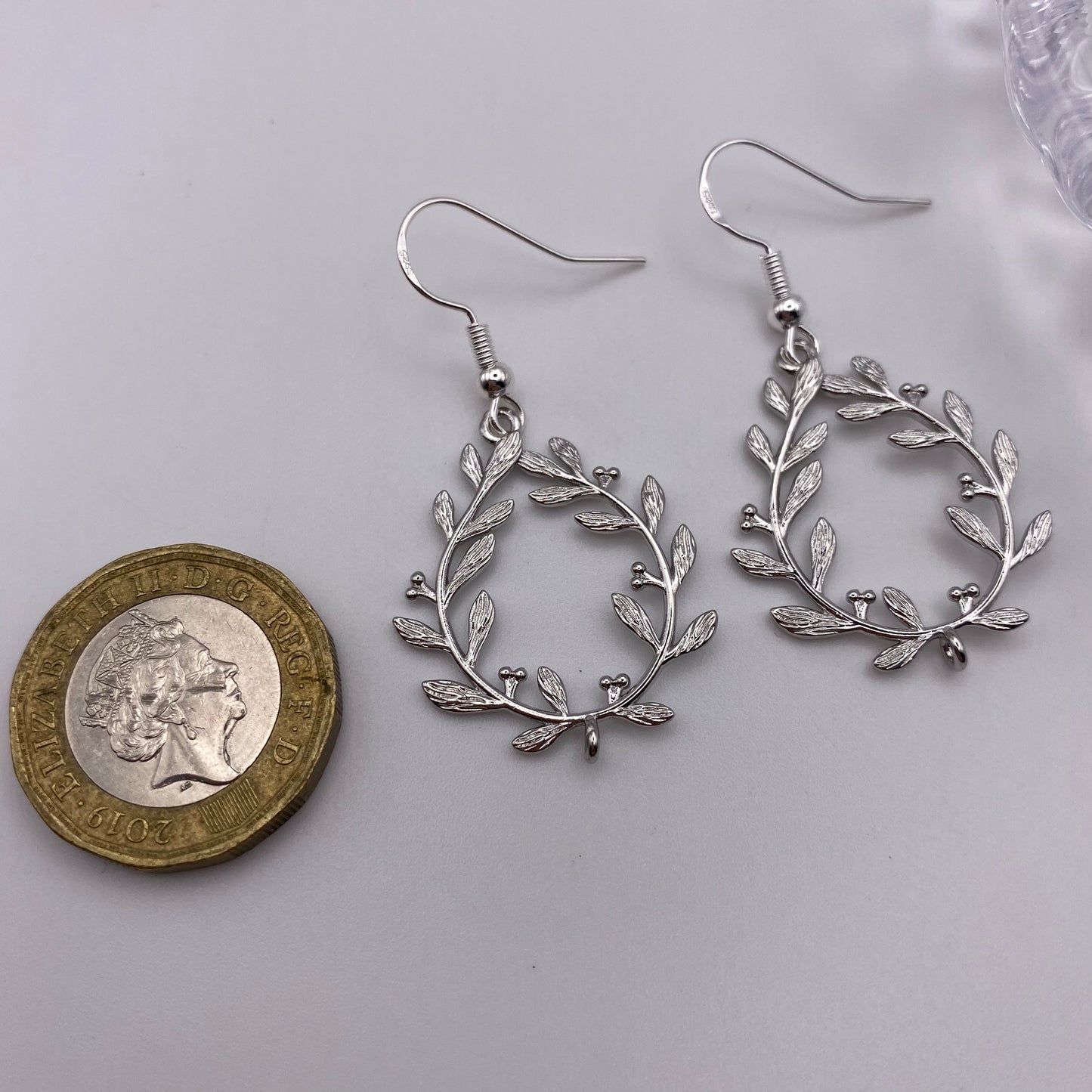 Silver Ivy Earrings