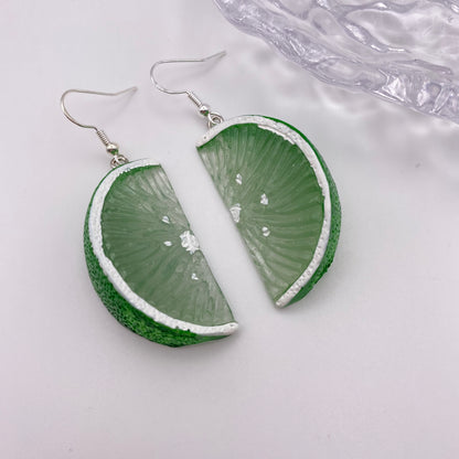 Lime Slice Earrings